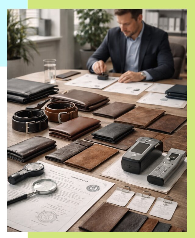 Сертификация кожаных изделий в Протвине от 12210 р. | Алешин-Прн