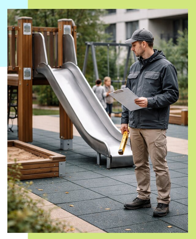 Сертификация детских площадок в Протвине от 25438 р. | Алешин-Прн