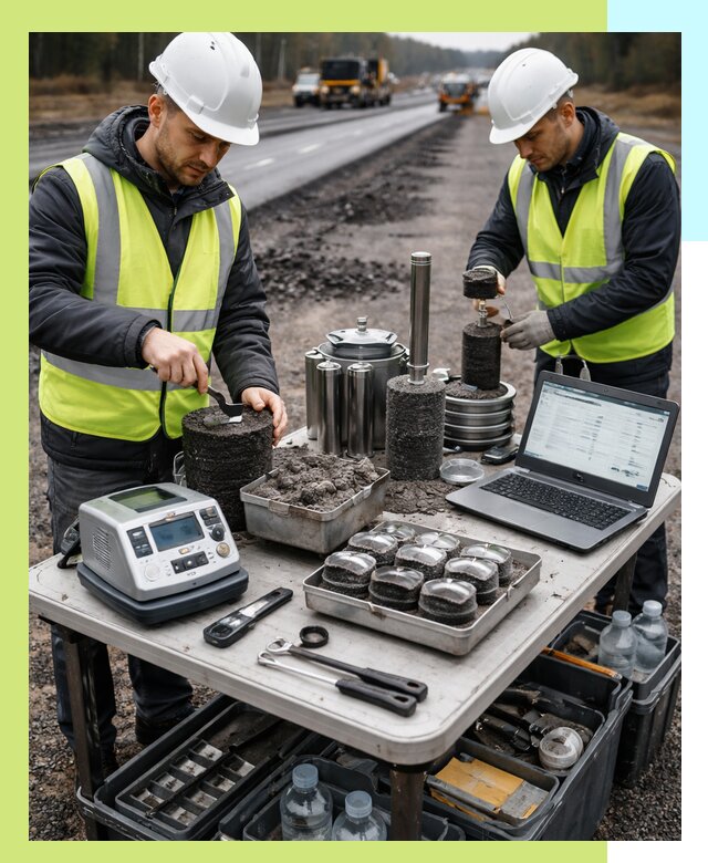 Сертификация асфальта: испытания и подтверждение в Протвине