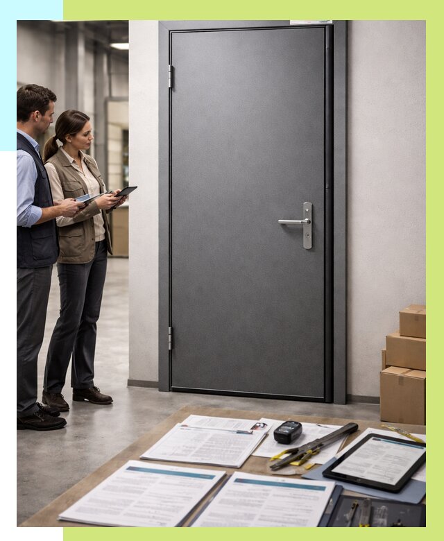 Сертификация противопожарных дверей в Протвине от 9158 р. | Алешин-Прн