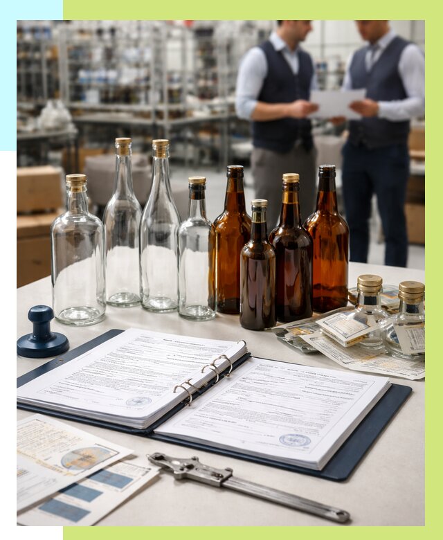 Сертификация стеклянных бутылок в Протвине от 25438 р. | Алешин-Прн