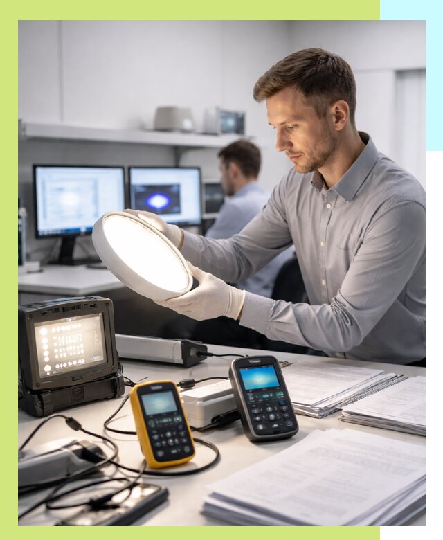 Сертификация светильников в Протвине: испытания и оформление