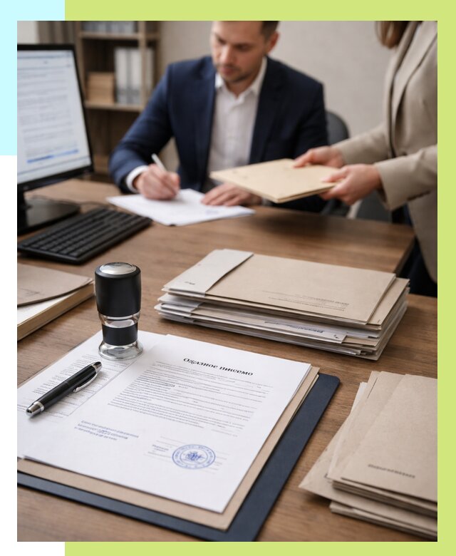 Отказное письмо для таможни в Протвине от 3053 р, Алешин-Прн