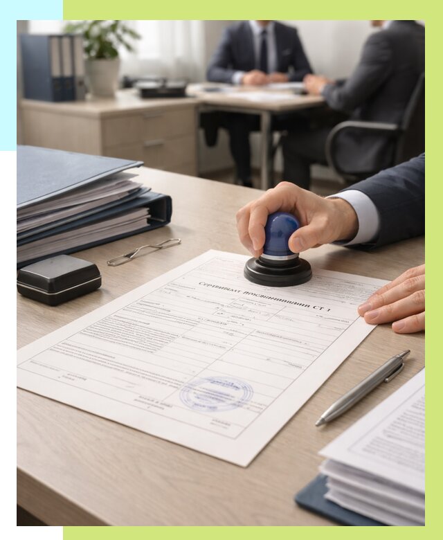 Сертификат происхождения СТ 1 в Протвине от 4579 р. | Алешин-Прн