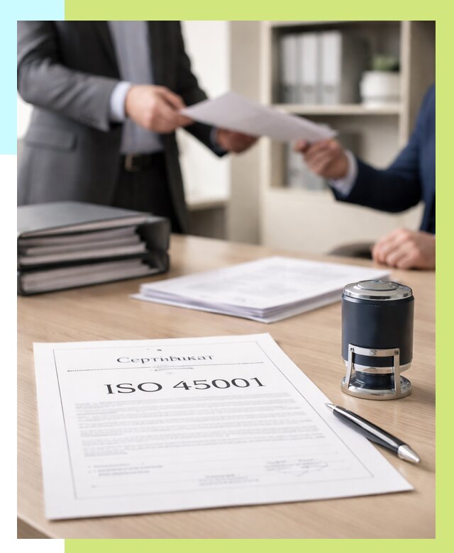 Сертификат ISO 45001 в Протвине под ключ от 45788 р. | Алешин-Прн